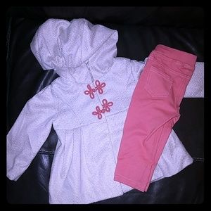 Tahari Baby Coat & Pants Set